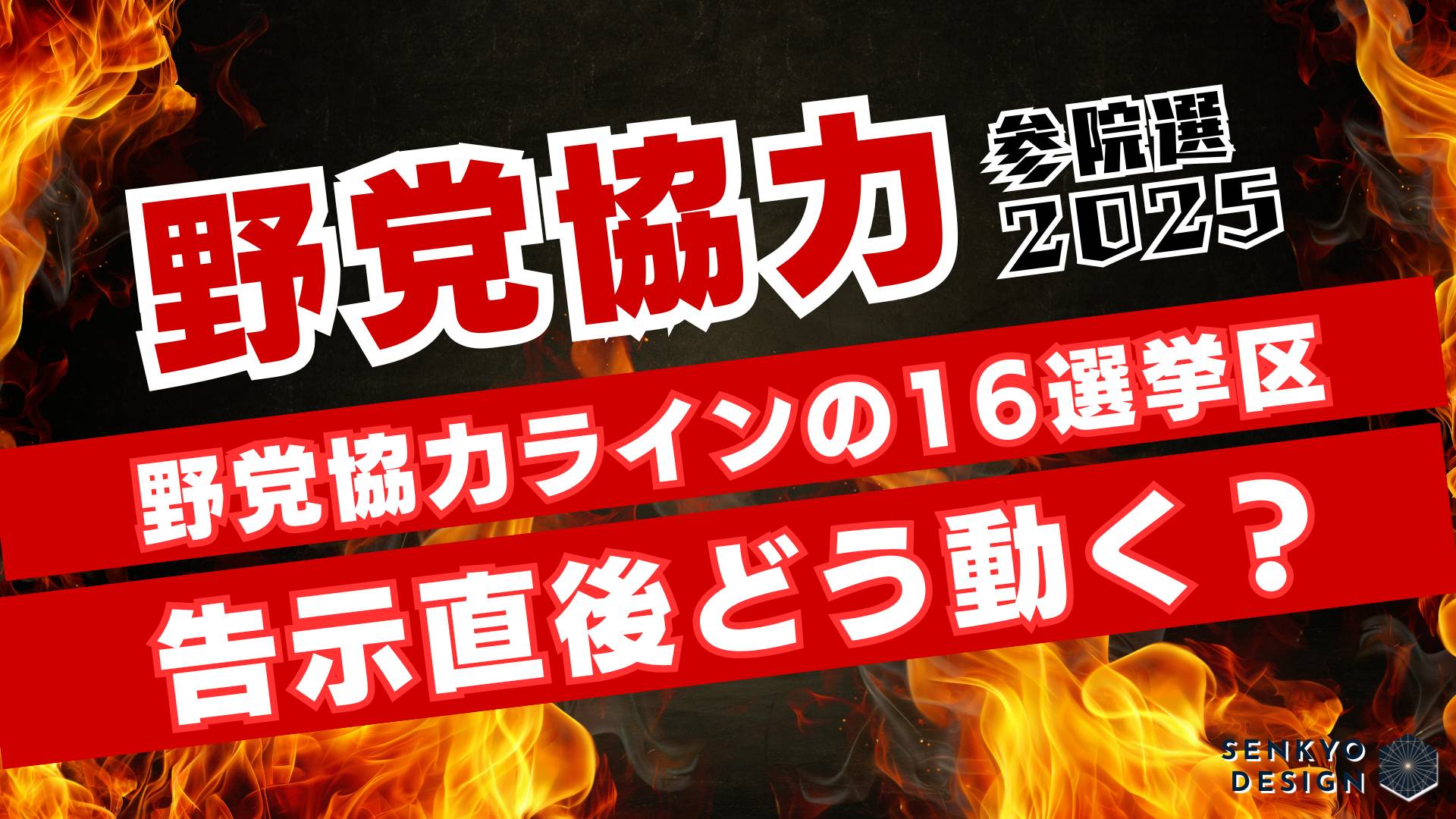 参院選 野党一本化 1人区 2025