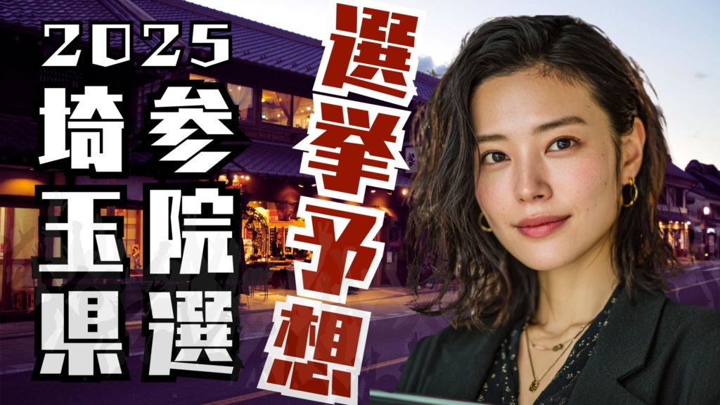 参院選2025 埼玉県 選挙予想